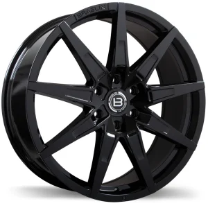 Braelin – BR15 – Black – 20″x8.5″ 30mm – All weather Wheels – BR15-2085-62BN+30C671